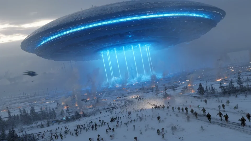 AI-generated cinematic scene